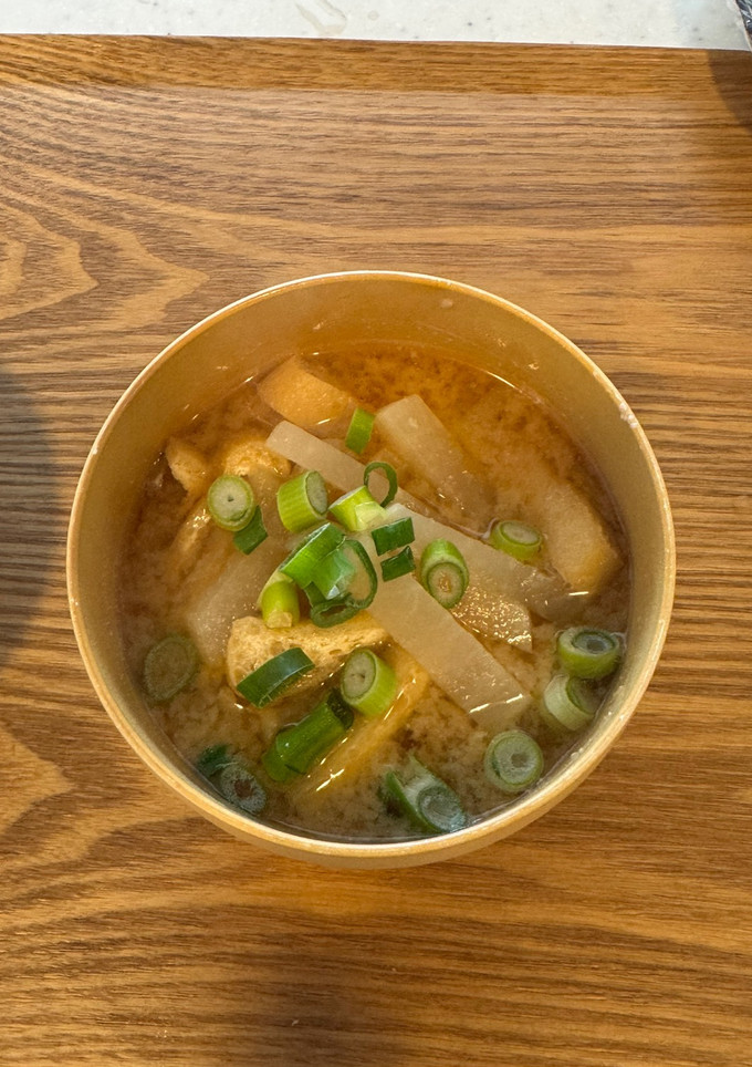 大根と薄揚げの味噌汁-レシピのメイン写真
