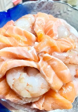 3種の海鮮が主役！彩り鮮やかケーキ寿司-レシピのメイン写真