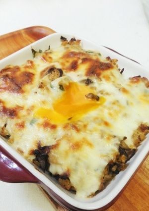 舞茸味噌ピラフのドリア-レシピのメイン写真