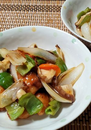 鶏と野菜のピリ辛酢あん-レシピのメイン写真