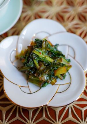かぶの葉の醤油炒め-レシピのメイン写真