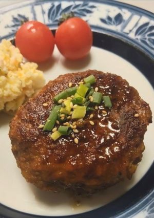 ご飯が進む✨️照り焼きハンバーグ-レシピのメイン写真