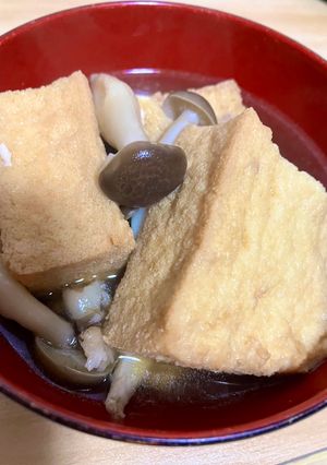 厚揚げときのこの煮物-レシピのメイン写真