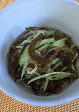 旬のもずくを味わう！定番の酢の物-レシピのメイン写真