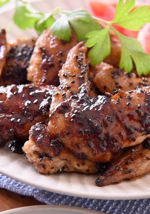 鶏手羽先チキンの甘辛照り焼き-レシピのメイン写真