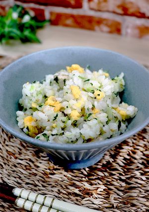 栄養◎チンゲン菜と鶏のネギ塩混ぜご飯-レシピのメイン写真