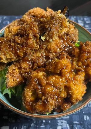 ソース茄子カツ丼-レシピのメイン写真