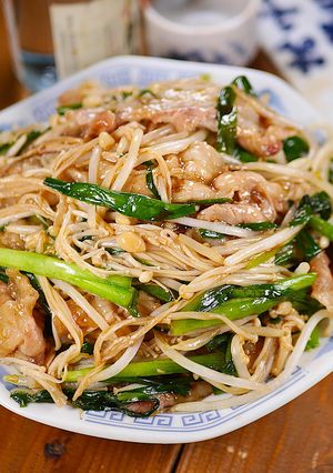 えのきの食感がうまい🤭🍄ポン酢しょうが焼き🍚-レシピのメイン写真