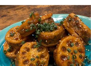 大葉🌿でさっぱり！蓮根のはさみ焼き-レシピのメイン写真