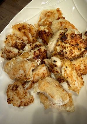 鶏むね肉の絹豆腐衣焼き-レシピのメイン写真