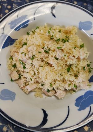 サラダチキンとパセリのレモンクスクス-レシピのメイン写真