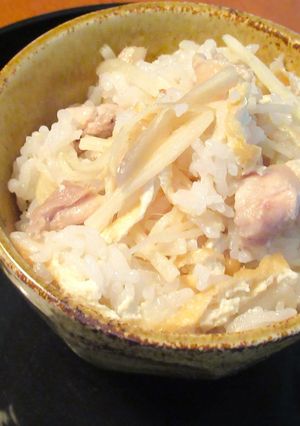 【 鶏肉と新生姜の炊き込みご飯 〗-レシピのメイン写真