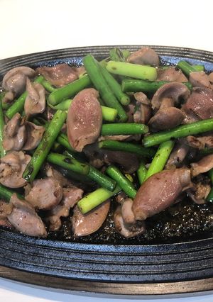 【居酒屋メニュー】砂肝ニンニク塩炒め-レシピのメイン写真