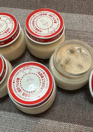 離乳食中期からの苺とバナナのミルクプリン-レシピのメイン写真