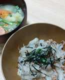 舞茸と桜えび炊き込みごはん2合分レシピ