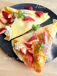 HMで簡単♡美味しいクレープ-レシピのメイン写真