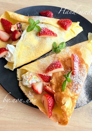 HMで簡単♡美味しいクレープ-レシピのメイン写真