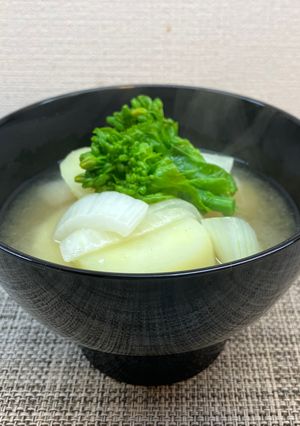 春野菜の味噌汁♪-レシピのメイン写真