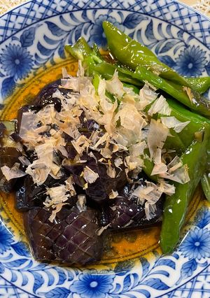 ナスと万願寺とうがらしの煮浸し-レシピのメイン写真