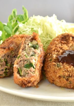 豆苗メンチカツ-レシピのメイン写真