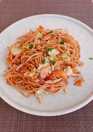 【時短】魚肉ソーセージ焼きそば-レシピのメイン写真