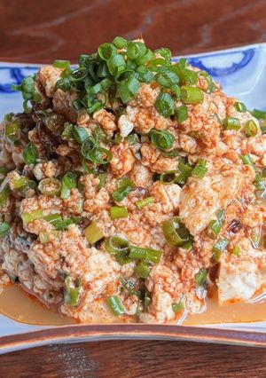 麻辣醤マーラージャンで、麻辣葱豆腐-レシピのメイン写真