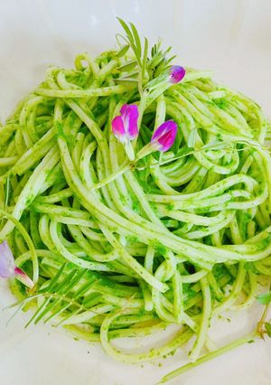 からすのえんどうのペストジェノベーゼ-レシピのメイン写真