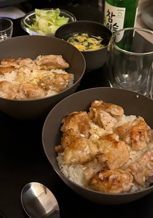 ねぎ塩レモンチキン丼-レシピのメイン写真