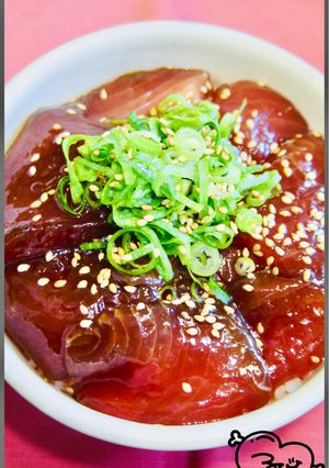 お刺身嫌いのしるびー考案！まぐろの漬け丼-レシピのメイン写真