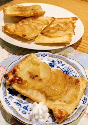 パイシート不要！サクサク食感の逆さアップルパイ-レシピのメイン写真