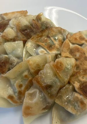 いわし水煮缶で簡単！鰯ニラ餃子　　-レシピのメイン写真