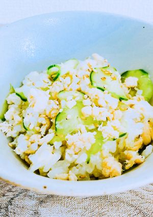 鮭ときゅうりの混ぜご飯-レシピのメイン写真