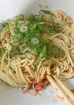 簡単　たらこ油そば-レシピのメイン写真