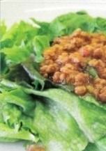 蒸しレタスのピリ辛挽き肉あん-レシピのメイン写真