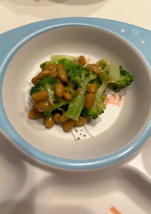 野菜嫌いが食べた納豆とブロッコリーサラダ-レシピのメイン写真