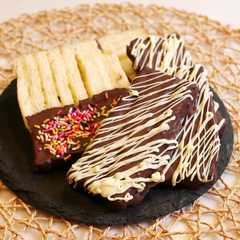 รูปของ 食パンでザクザクチョコラスク
