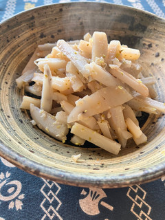 れんこん縦切りきんぴら だくだく山椒-レシピのメイン写真