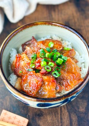 ごはんすすむ甘辛ダレ！【豚バラ丼】-レシピのメイン写真