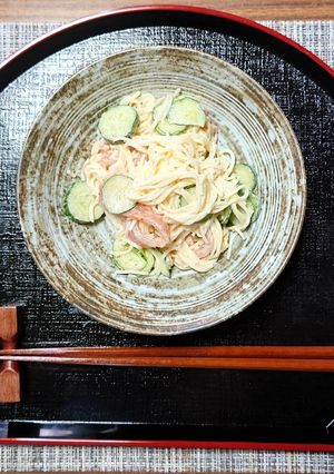ヨウサマの減塩居酒屋風素麺サラダ-レシピのメイン写真
