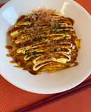 油不使用♪レンジで作る！納豆お好み焼き