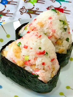 とっても簡単♪たぬきオニギリ-レシピのメイン写真