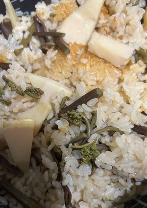 たけのことわらびの炊き込みご飯-レシピのメイン写真