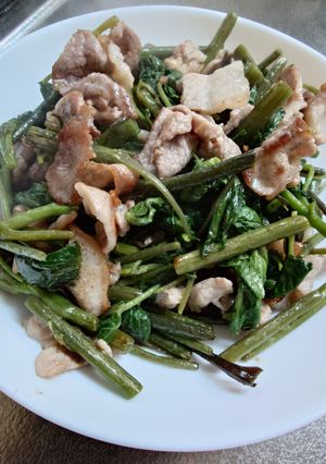 シドケと豚肉炒め-レシピのメイン写真