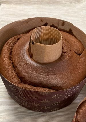 はったい粉のチョコシフォンケーキ⭐︎グルテンフリー-レシピのメイン写真