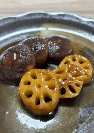 【🍳1つで1品】蓮根と椎茸のバターソテー-レシピのメイン写真