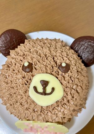 くまさん⭐︎ドームケーキ-レシピのメイン写真