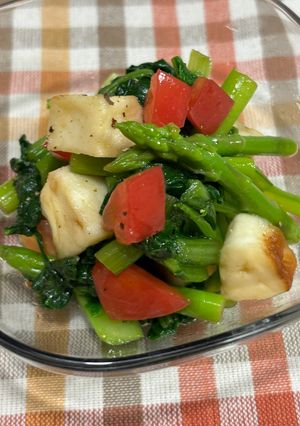 小松菜とはんぺんの和え物♪-レシピのメイン写真