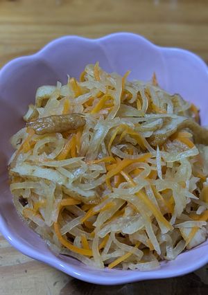 大根と丸天の炒め煮-レシピのメイン写真