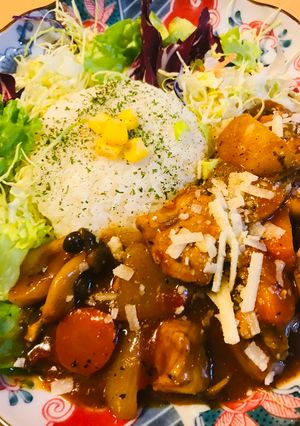 カレールー●トマト缶のチーズ＆チキカレー-レシピのメイン写真