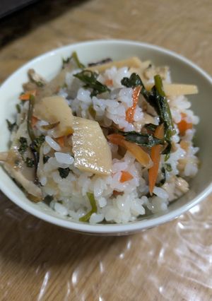 おばあちゃん家の春の混ぜご飯☆-レシピのメイン写真